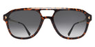 Mykita® LAVAND Sunglasses MYK LAVAND C220 Amber Havana/Champag Gold/Grey Gradient CAT2 55 - C220 Amber Havana/Champag Gold/Grey Gradient (CAT2)