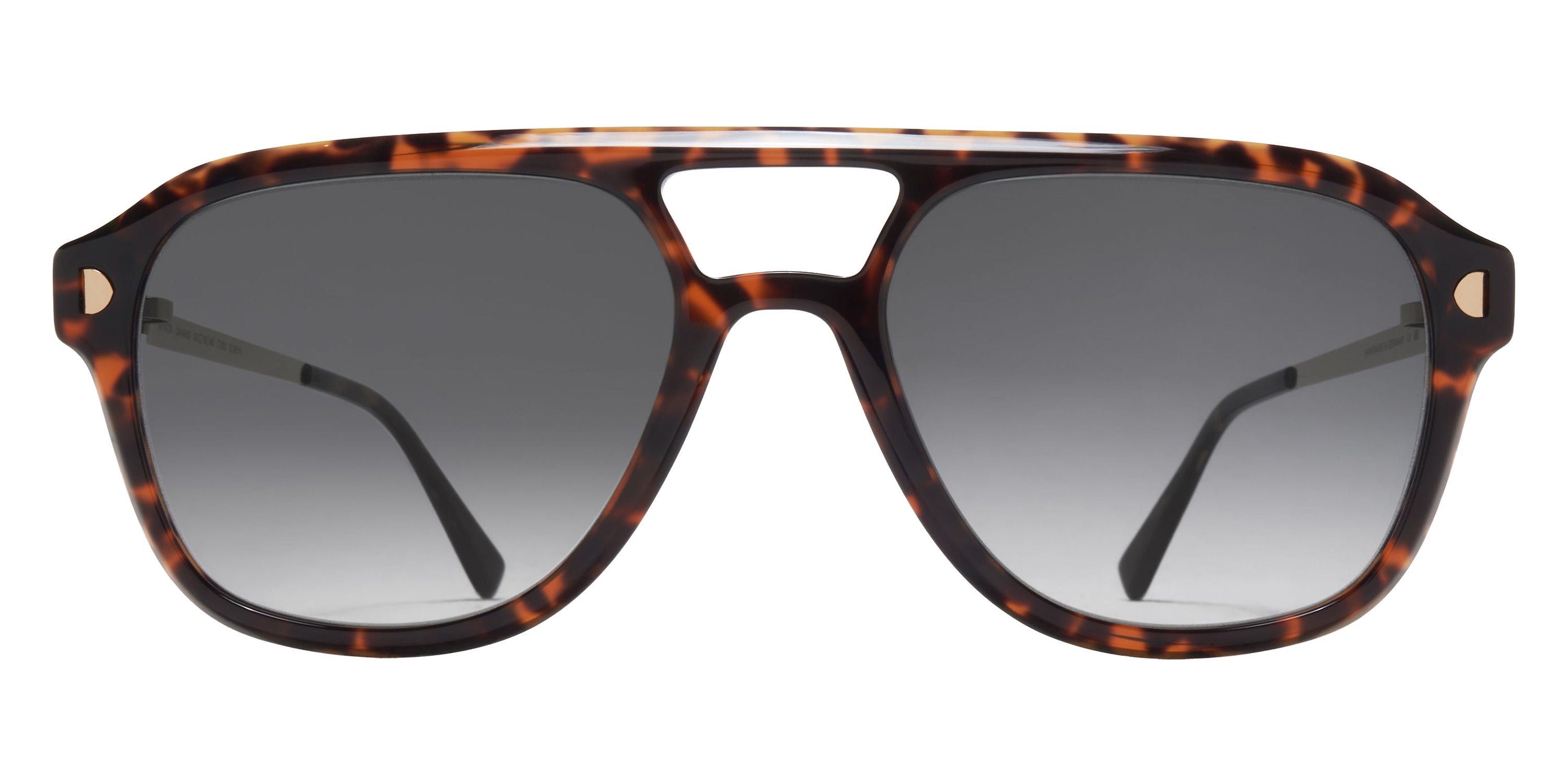 Mykita® LAVAND Sunglasses MYK LAVAND C220 Amber Havana/Champag Gold/Grey Gradient CAT2 55 - C220 Amber Havana/Champag Gold/Grey Gradient (CAT2)