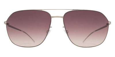 Mykita® LAVEN MYK LAVEN 10091676 - Pow2-Silver/Cedar Brown Gradient Sunglasses