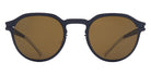 Mykita® LEON SUN MYK LEON SUN 10088818 - Indigo/Rawbrown Solid Sunglasses