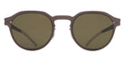Mykita® LEON SUN MYK LEON SUN 10088819 - Mole Grey/Rawgreen Solid Sunglasses