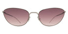 Mykita® LILIA Sunglasses MYK LILIA Pow2 Silver/Cedar Brown Gradient CAT2 58 - Pow2 Silver/Cedar Brown Gradient (CAT2)