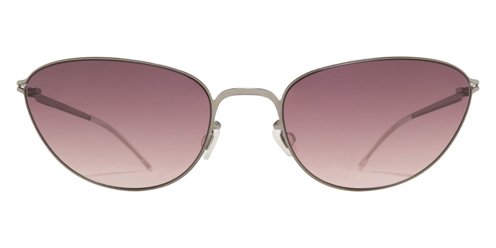 Mykita® LILIA Sunglasses MYK LILIA Pow2 Silver/Cedar Brown Gradient CAT2 58 - Pow2 Silver/Cedar Brown Gradient (CAT2)
