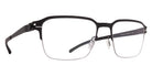 Mykita® LOMAX Eyeglasses MYK LOMAX Silver/Black 54 - Silver/Black
