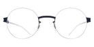 Mykita® LOVA MYK LOVA 10090353 - Silver/Indigo/Clear Eyeglasses
