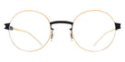 Mykita® LOVA MYK LOVA 10090355 - Black/Glossy Gold/Clear Eyeglasses