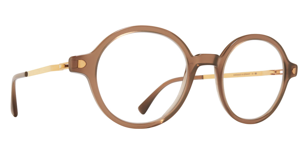 Mykita® MAHSA Eyeglasses MYK MAHSA C7 Taupe/Glossy Gold 46 - C7 Taupe/Glossy Gold