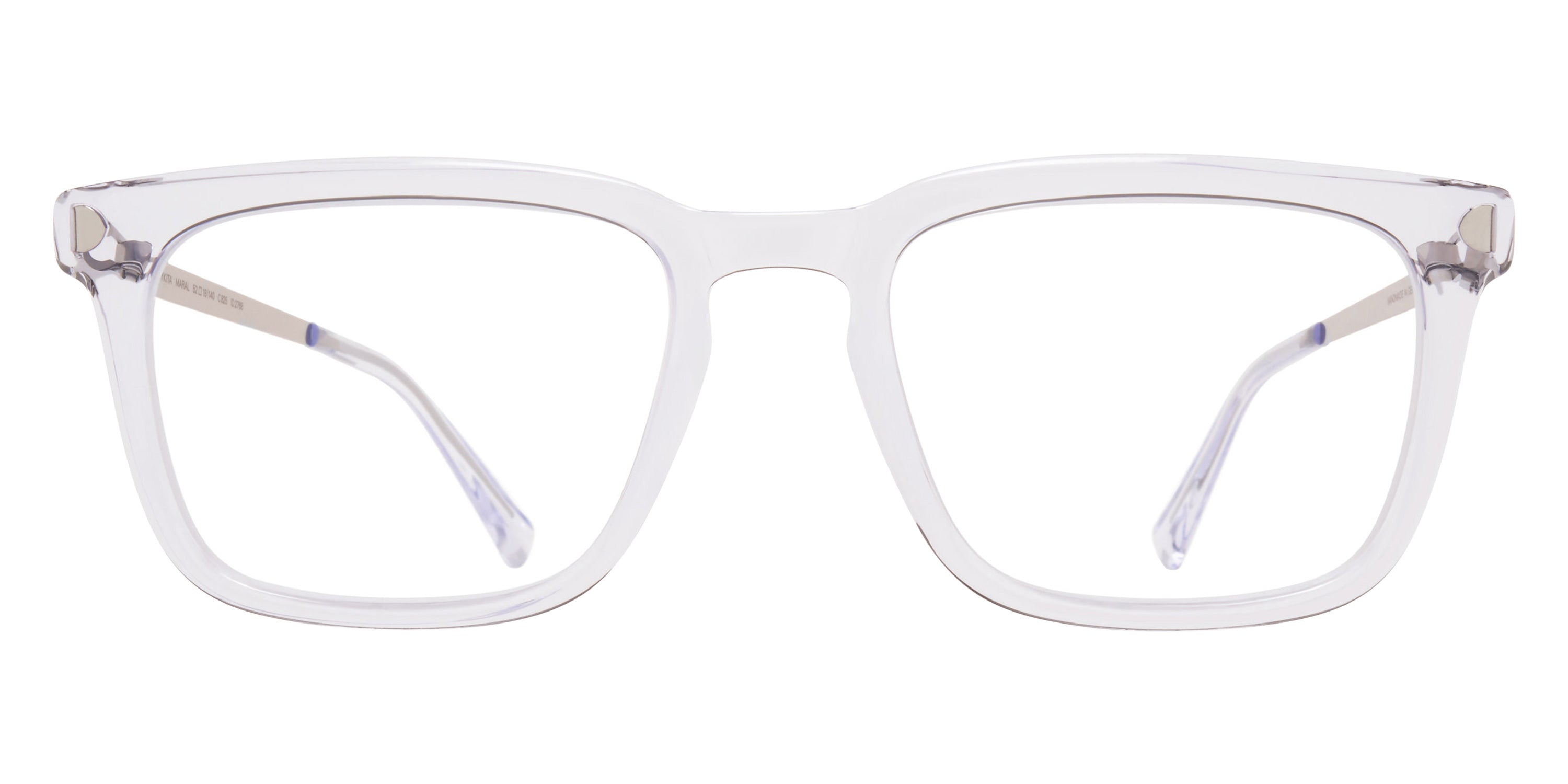 Mykita® MARAL Eyeglasses MYK MARAL C72 Limpid/Shiny Silver 52 - C72 Limpid/Shiny Silver