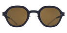 Mykita® MAUREEN MYK MAUREEN 10088822 - Indigo/Rawbrown Solid Sunglasses