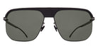 Mykita® ML06 MYK ML06 10088122 - MH6-Pitch Black/Black/Leica Grey 85 Polarized Sunglasses