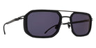 Mykita® ML16 MYK ML16 10090241 - MH6-Pitch Black/Black/Leica Grey 85 Solid Sunglasses