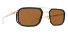 Mykita® ML16 MYK ML16 10090242 - MH76-Leica Light CGD/Pitch BK/Leica Brown 85 Solid Sunglasses