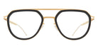 Mykita® ML17 MYK ML17 10089913 - MH76-Leica Light CGD/Pitch BK/Clear Eyeglasses