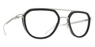 Mykita® ML17 MYK ML17 10089914 - MH79-Leica Silver/Pitch Black/Clear Eyeglasses