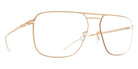 Mykita® MONDO MYK MONDO 10090330 - Pow1-Champagne Gold/Clear Eyeglasses