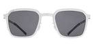 Mykita® MR002 MYK MR002 10087672 - AL2-White Silver/Silver/Darkgrey Solid Sunglasses