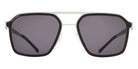 Mykita® MR003 MYK MR003 10087675 - AL1-White Silver/Black/Coolgrey Solid Sunglasses