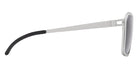 Mykita® MR003 MYK MR003 10087676 - AL2-White Silver/Silver/Darkgrey Solid Sunglasses