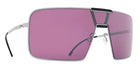 Mykita® MR004 MYK MR004 10087679 - MH72-White Silver/Pitch Black/Mulberry Sunglasses