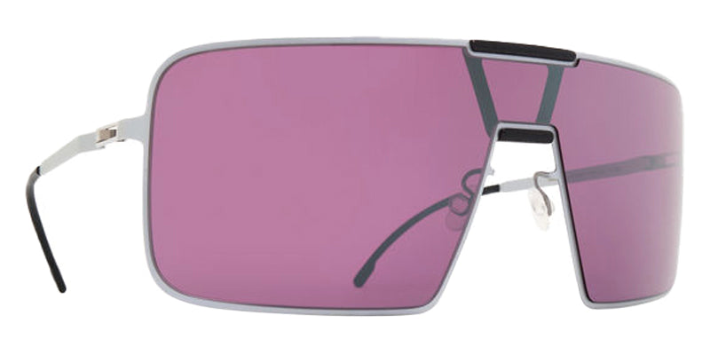 Mykita® MR004 MYK MR004 10087679 - MH72-White Silver/Pitch Black/Mulberry Sunglasses