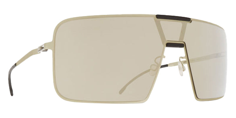 Mykita® MR004 MYK MR004 10087680 - MH74-Titan/Pitch Black/Electrum Mirror Sunglasses