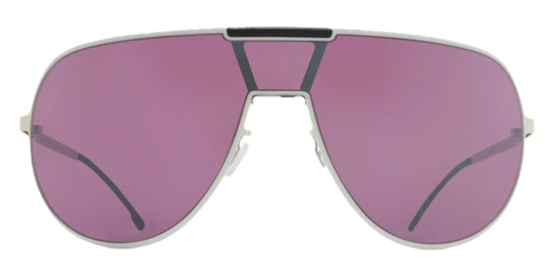 Mykita® MR005 MYK MR005 10087682 - MH72-White Silver/Pitch Black/Mulberry Sunglasses