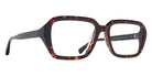Mykita® NAAMA MYK NAAMA 10089592 - C215-Amber Havana/Shiny Silver/Clear Eyeglasses
