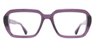 Mykita® NAAMA MYK NAAMA 10089593 - C216-Sweet Grape/Shiny Silver/Clear Eyeglasses