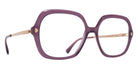 Mykita® NANNA MYK NANNA 10091602 - C218-Sweet Grape/ChampagneGold/Clear Eyeglasses