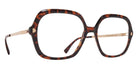 Mykita® NANNA MYK NANNA 10091604 - C220-Amber Havana/Champag Gold/Clear Eyeglasses