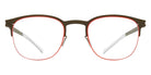 Mykita® NEVILLE Eyeglasses MYK NEVILLE Camou Green/Tangerine 48 - Camou Green/Tangerine