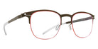 Mykita® NEVILLE Eyeglasses MYK NEVILLE Camou Green/Tangerine 48 - Camou Green/Tangerine