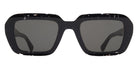 Mykita® NIMA MYK NIMA 10087939 - C110-Black Havana/Shiny Silver/Darkgrey Solid Sunglasses