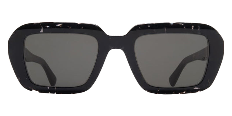 Mykita® NIMA MYK NIMA 10087939 - C110-Black Havana/Shiny Silver/Darkgrey Solid Sunglasses