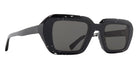 Mykita® NIMA MYK NIMA 10087939 - C110-Black Havana/Shiny Silver/Darkgrey Solid Sunglasses