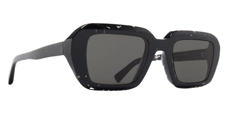 Mykita® NIMA MYK NIMA 10087939 - C110-Black Havana/Shiny Silver/Darkgrey Solid Sunglasses