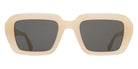 Mykita® NIMA MYK NIMA 10087940 - C188-Blonde/Shiny Silver/Darkgrey Solid Sunglasses
