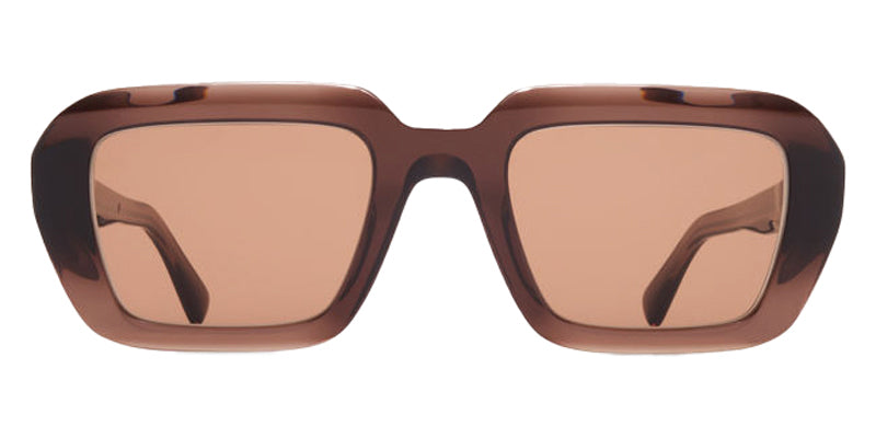 Mykita® NIMA MYK NIMA 10087941 - C204-Maroon/Shiny Silver/Cruxitebrown Solid Sunglasses