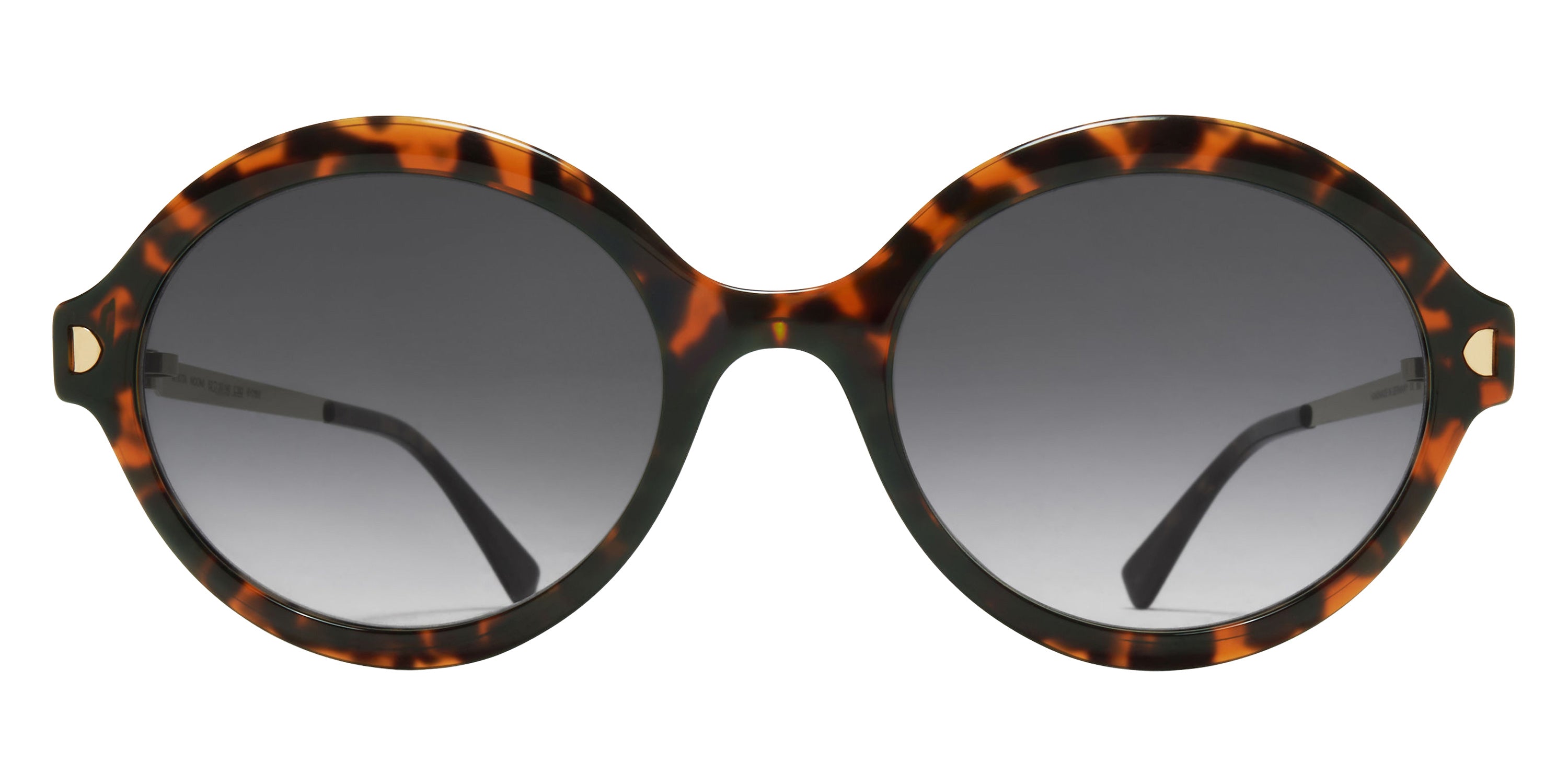 Mykita® NOOMI Sunglasses MYK NOOMI C220 Amber Havana/Champag Gold/Grey Gradient CAT2 52 - C220 Amber Havana/Champag Gold/Grey Gradient (CAT2)
