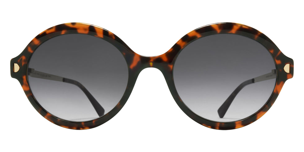 Mykita® NOOMI Sunglasses MYK NOOMI C220 Amber Havana/Champag Gold/Grey Gradient CAT2 52 - C220 Amber Havana/Champag Gold/Grey Gradient (CAT2)