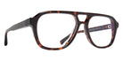 Mykita® NYARA MYK NYARA 10089595 - C215-Amber Havana/Shiny Silver/Clear Eyeglasses