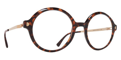 Mykita® OCEANE MYK OCEANE 10091600 - C220-Amber Havana/Champag Gold/Clear Eyeglasses