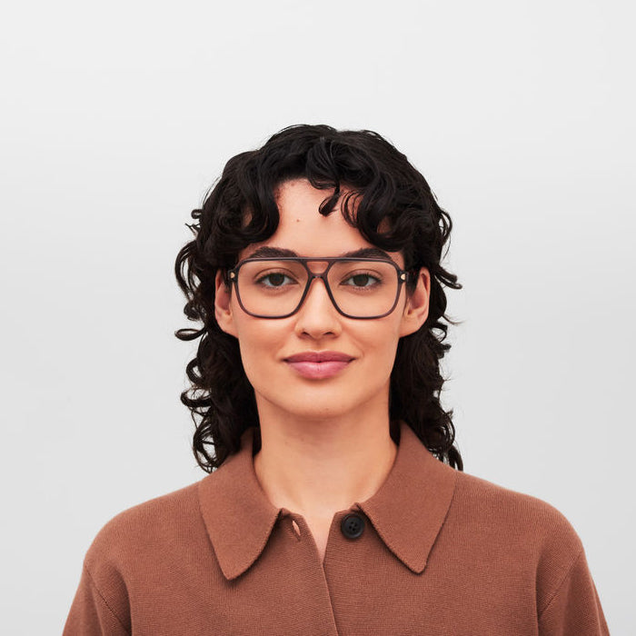 Mykita® OLYMPE Eyeglasses - C161-Clear Ash/Champagne Gold / Clear