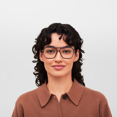 Mykita® OLYMPE Eyeglasses - C161-Clear Ash/Champagne Gold / Clear
