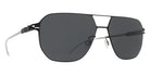 Mykita® PIO Sunglasses MYK PIO Black/Silver/Darkgrey Solid CAT3 56 - Black/Silver/Darkgrey Solid (CAT3)