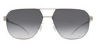 Mykita® PIO Sunglasses MYK PIO Cashmere Silver/Shiny Silver/Grey Gradient CAT2 56 - Cashmere Silver/Shiny Silver/Grey Gradient (CAT2)