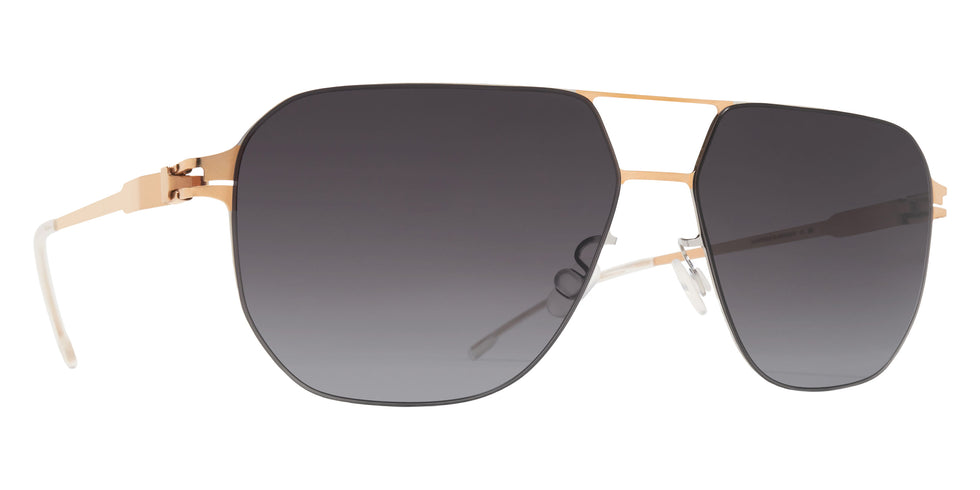 Mykita® PIO Sunglasses MYK PIO Silver/Champagne Gold/Dusk Gradient CAT3 56 - Silver/Champagne Gold/Dusk Gradient (CAT3)