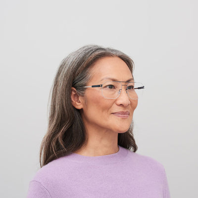 Mykita® REMBERT Eyeglasses - Silver/Indigo / Clear