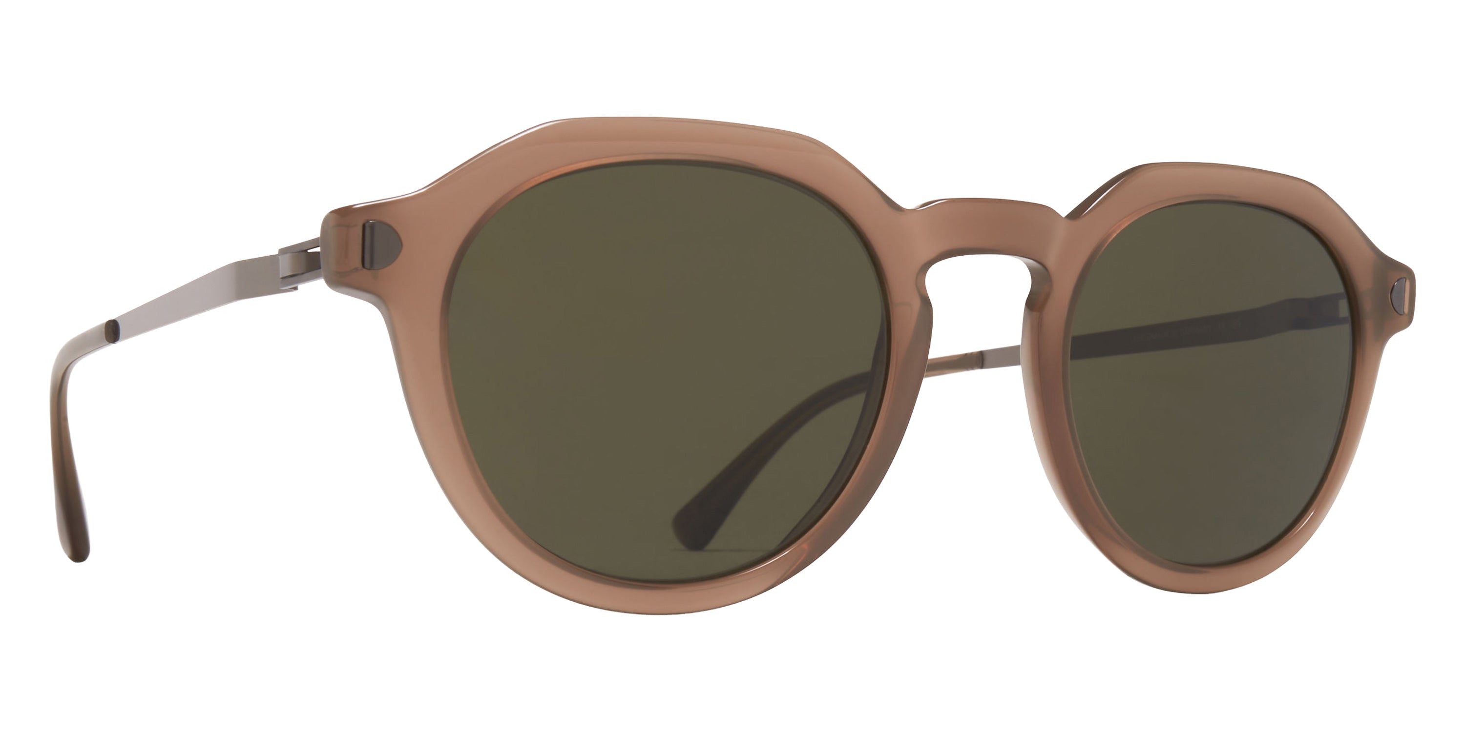 Mykita® RENO Sunglasses MYK RENO C5 Taupe/Shiny Graphite/Rawgreen Solid CAT3 48 - C5 Taupe/Shiny Graphite/Rawgreen Solid (CAT3)