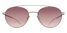Mykita® REVA MYK REVA 10091679 - Pow2-Silver/Cedar Brown Gradient Sunglasses